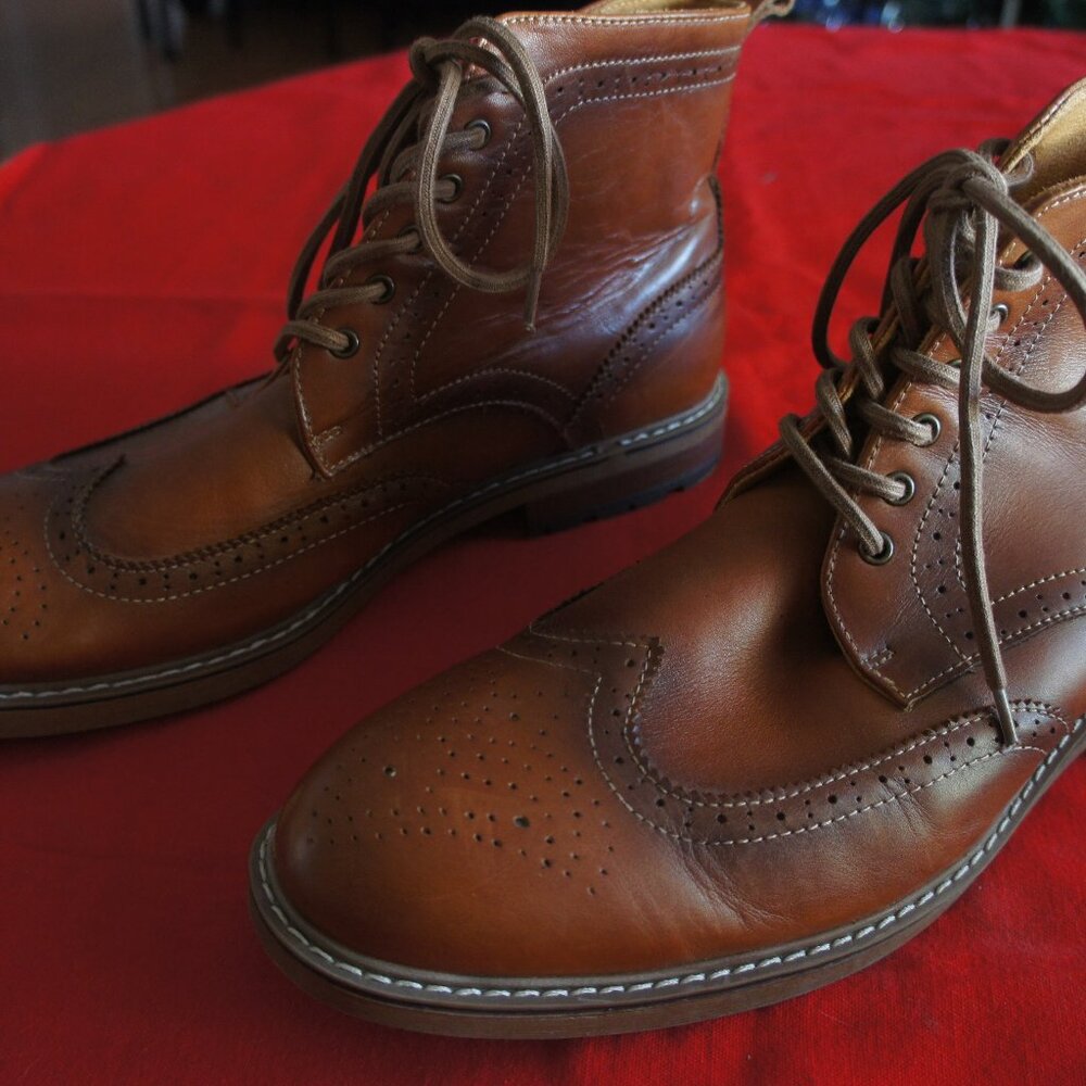Mens Arkbird Leather Dress Boots size 13